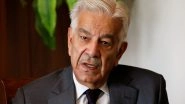 World News | Pakistan Delegation Leaves for Istanbul to Hold Talks with Afghan Taliban: Khawaja Asif