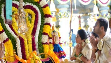Business News | Consecration of Sri Rukmini Satyabhama Sametha Sri Venugopala Swamy Devasthanam at ASBL Spire, Hyderabad