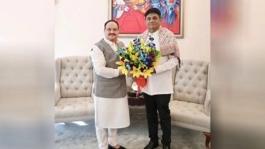 World News | BJP National President Holds Talks with Sri Lankan Oppn Leader Under Know BJP Initiative