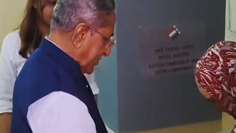 India News | Bihar Assembly Speaker Nand Kishore Yadav Casts His Ballot in Patna Sahib