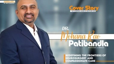 Business News | Dr. Mohana Rao Patibandla Featured on the Cover of Time Iconic Magazine, Honored Among Top 10 Inspiring Neurosurgeons in India