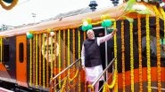 India News | PM Modi to Flag off Four New Vande Bharat Trains in Varanasi on Nov 8