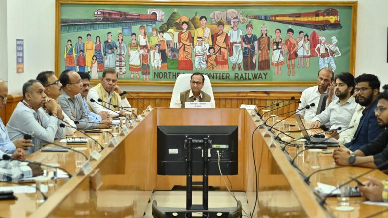 India News | Northeast Frontier Railway & IIT Guwahati Collaborate on AI-Based Surveillance System for Wagon Door Lock Monitoring
