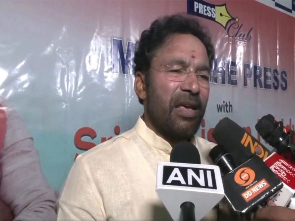 India News | "Congress Sold Itself to AIMIM...don't Talk About Respect of Hindus, Christians': Union Minister Kishan Reddy