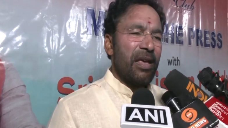 India News | "Congress Sold Itself to AIMIM...don't Talk About Respect of Hindus, Christians': Union Minister Kishan Reddy