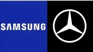 Business News | Samsung, Mercedes Chiefs Set to Meet Next Week in South Korea to Discuss EV Batteries, Semiconductors