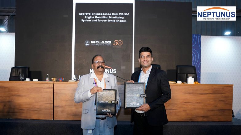 Business News | Indian Register of Shipping (IRS) and Neptunus Partner to Develop India's First CBM-based Marine Engine Monitoring Technology Under 'Make in India'