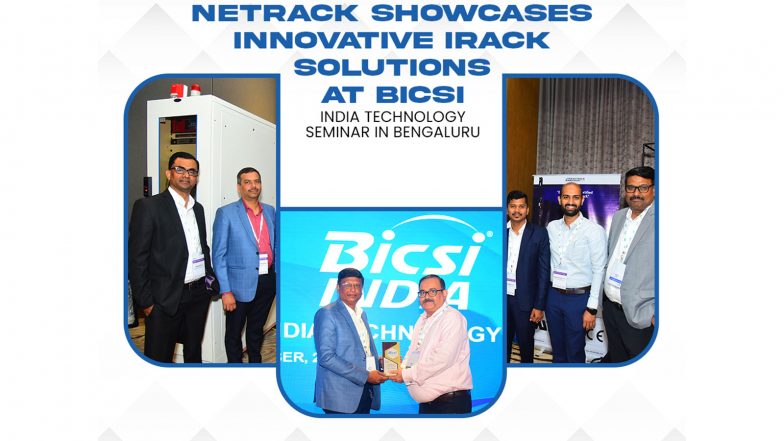 Business News | Netrack Showcases Innovative IRack Solutions at BICSI India Technology Seminar in Bengaluru