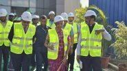 Business News | Finance Minister Nirmala Sitharaman Visits Assam's Upcoming Semiconductor Plant, a Rs 27,000 Crore Boost to India's Chip Mission
