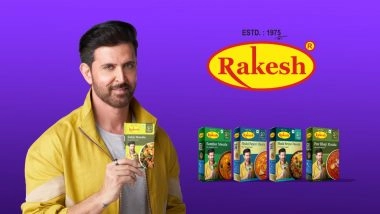 Business News | Rakesh Masala Welcomes Hrithik Roshan as Brand Ambassador