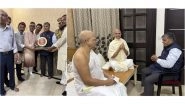 Business News | Governor of Punjab Meets Param Pujya Divyatapasvi Acharya Shri Hansratna Surishwarji Maharaj -- A Meeting of Spiritual Vision and Cultural Harmony