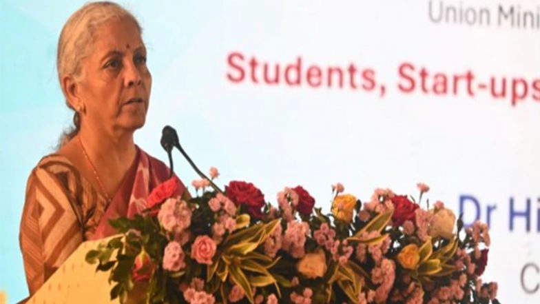 India News | Finance Minister Nirmala Sitharaman Visits Tata Electronics' OSAT Project Site at Jagiroad