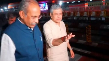 India News | Union Minister Vaishnaw Inspects Arrangements at Varanasi Junction Railway Station Ahead of PM's Visit