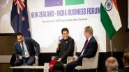 Business News | India, New Zealand Conclude 4th Round of Free Trade Agreement Talks Successfully