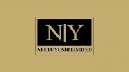 Business News | Neetu Yoshi Delivers Robust 45 Percent Surge in Net Profit in H1 FY26