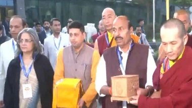 World News | Sacred Relics of Lord Buddha Embark on a Journey to Bhutan