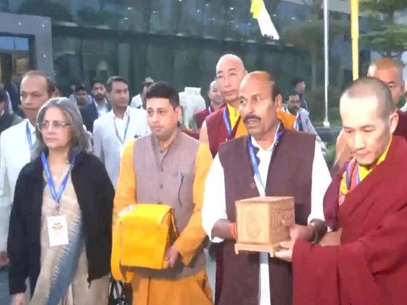 World News | Sacred Relics of Lord Buddha Embark on a Journey to Bhutan