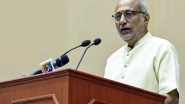 India News | Vice President CP Radhakrishnan to Visit Karnataka on November 9