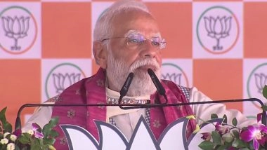 India News | PM Modi Lauds BJP Workers After Landslide Victory in Dadra and Nagar Haveli, Daman and Diu Local Elections