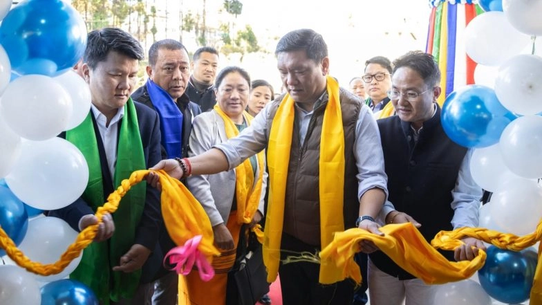 India News | Arunachal Pradesh CM Pema Khandu Inaugurates Two New Blocks at Dorjee Khandu Govt College in Tawang
