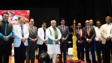 India News | Minister Manohar Lal Releases Customised 'My Stamp' on NHPC's Golden Jubilee