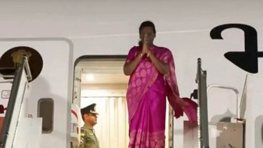 World News | President Droupadi Murmu Arrives in Angola; First Indian Head of State to Visit Country