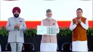 India News | PM Modi Launches Commemorative Postal Stamp at Uttarakhand Silver Jubilee Celebrations in Dehradun