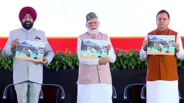 India News | PM Modi Unveils Major Development Projects Worth over RS. 8,100 Crore in Uttarakhand