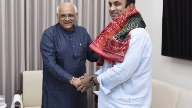 India News | Odisha Governor Pays Courtesy Visit to Gujarat CM Bhupendra Patel in Gandhinagar