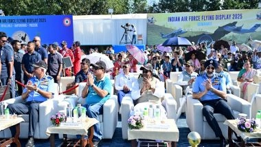 India News | Assam Governor, CM Sarma Witness Air Show in Guwahati on 93rd Indian Air Force Day