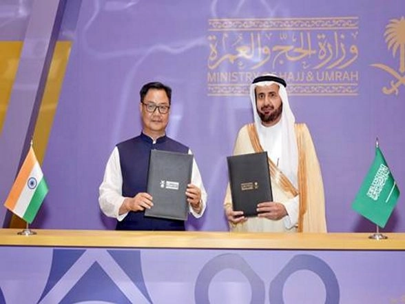 World News | Union Minister Kiren Rijiju Signs Bilateral Haj Agreement in Saudi Arabia, Reviews 2026 Pilgrimage Preparations
