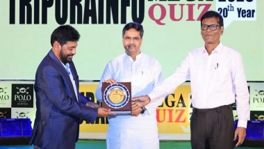 India News | Tripura: CM Manik Saha Lauds Young Minds Showcasing Their Knowledge at Mega Quiz Competition