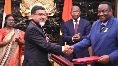 World News | India-Angola Ink MoUs on Cooperation in Marine Resources, Consular Matters
