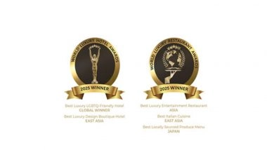 Business News | HOTEL GROOVE SHINJUKU, A PARK ROYAL Hotel: First-time Winner in Both Hotel and Restaurant Categories at the World Luxury Awards 2025
