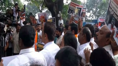 India News | Karnataka: BJP Protests Outside CM Siddaramaiah's Residence over Viral Bengaluru Jail Video