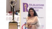 Business News | Food Buddies CEO, Shumitha Periyasamy Bags CII's EntreprenHer Award 2025 for Innovation