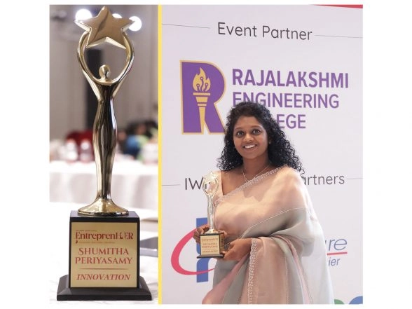 Business News | Food Buddies CEO, Shumitha Periyasamy Bags CII's EntreprenHer Award 2025 for Innovation