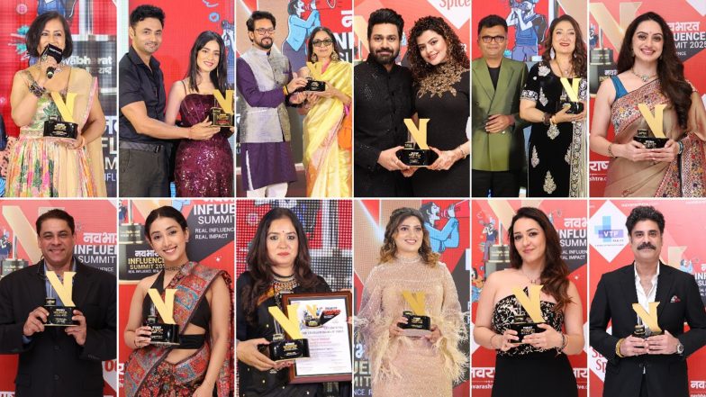 Business News | Navabharat Influencer Summit 2025: Celebrating the Changemakers of India as Union Minister Anurag Thakur Felicitates 90 Leading Digital Voices