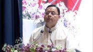 India News | Uttarakhand CM Dhami Unveils 'Throne of the Gods' Book, Ultra Marathon Logo at State's 25th Anniversary Event