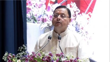 India News | Uttarakhand CM Dhami Unveils 'Throne of the Gods' Book, Ultra Marathon Logo at State's 25th Anniversary Event