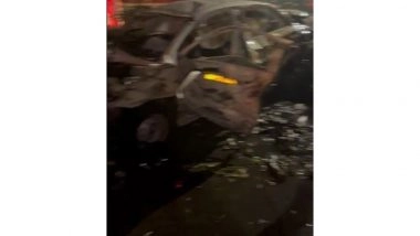 India News | Delhi: Explosion Reported in Car Near Red Fort Metro Station