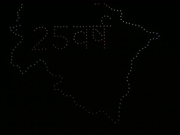 India News | Over 300 Drones Illuminate Dehradun Sky on Uttarakhand Foundation Day