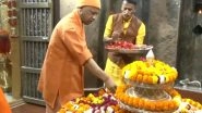 India News | UP CM Yogi Adityanath Offers Prayer at Maa Pateshwari Temple in Balrampur