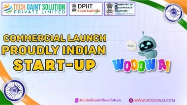 Business News | Tech Gaint Solution Pvt. Ltd. Officially Launches WOOOW AI -- Empowering India's Digital Future with an All-in-One AI Platform