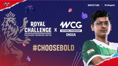 Business News | Royal Challenge Packaged Drinking Water Partners with Upthrust Esports & Big Picture Inc. for WCG National Showdown India 2025