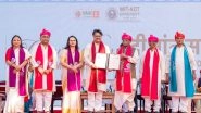 Business News | MIT-ADT University Holds 8th Convocation Ceremony with Great Enthusiasm