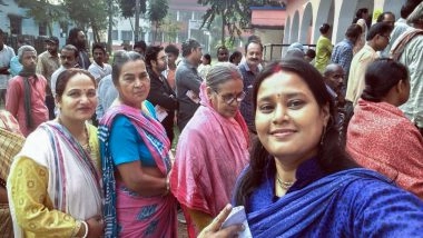 India News | Bihar Records Bumper Voter Turnout of 67.14% Till 5 Pm in Second Phase of Assembly Polls
