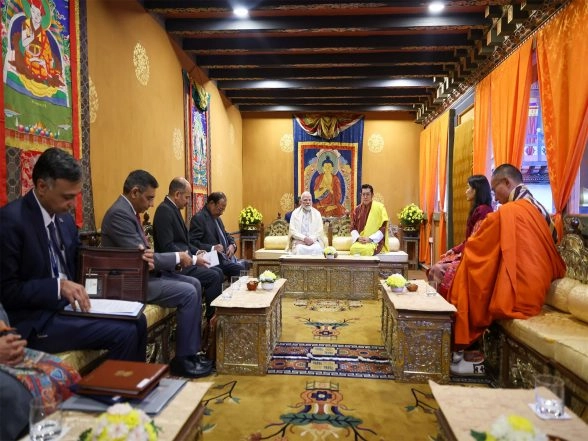 World News | PM Modi's Visit: Development Partnerships with Key MoUs, Rs 4,000 Crore Credit Line to Bhutan