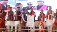 India News | Assam CM Sarma Hands over Land Title Certificates to 4,673 Tribal Families at Chhaygoan