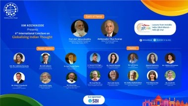 India News | IIM Kozhikode to Host 6th Globalising Indian Thought Conclave from November 12